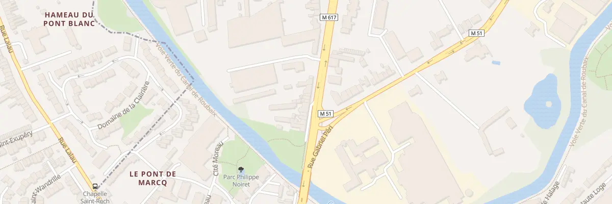 Plan du 21 Rue de Menin à Marcq-en-Barœul
