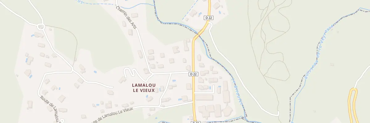 Plan du 5020 La Plaine de Lamalou Le Ha à Combes