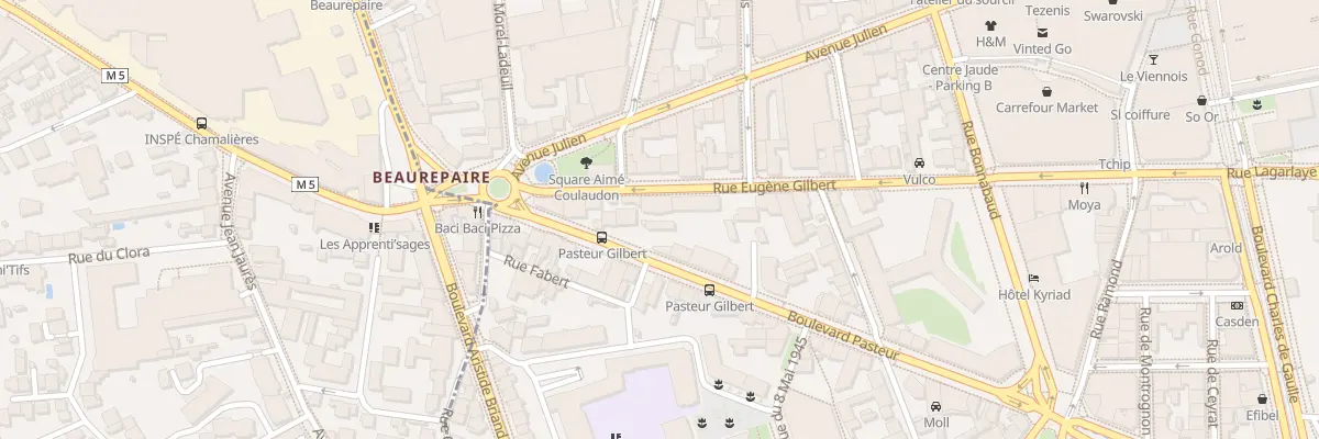 Plan du 35 Rue Eugène Gilbert à Clermont-Ferrand