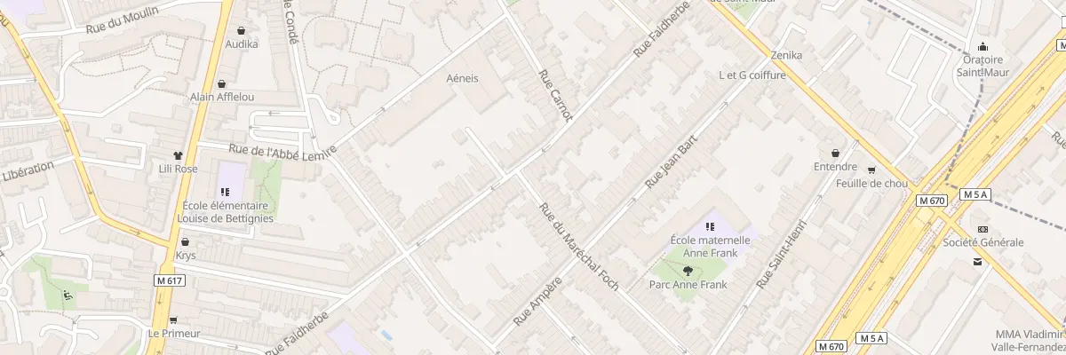 Plan du 108 Rue Faidherbe à La Madeleine