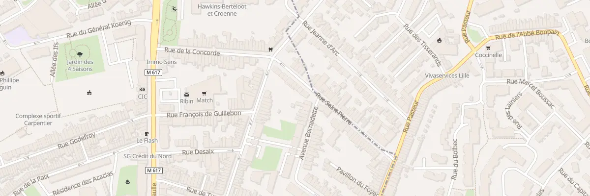 Plan du 52 Rue Saint-Pierre à La Madeleine