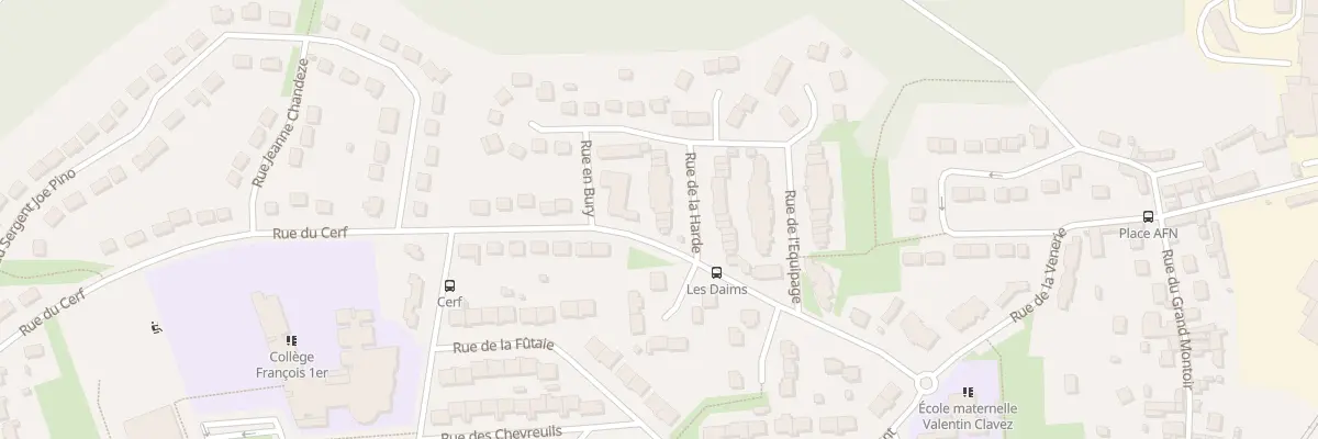 Plan du 3 Rue de la Harde à Villers-Cotterêts