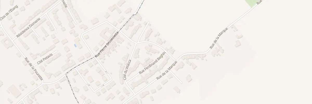 Plan du 20 Rue Ferdinand Beghin à Mons-en-Pévèle