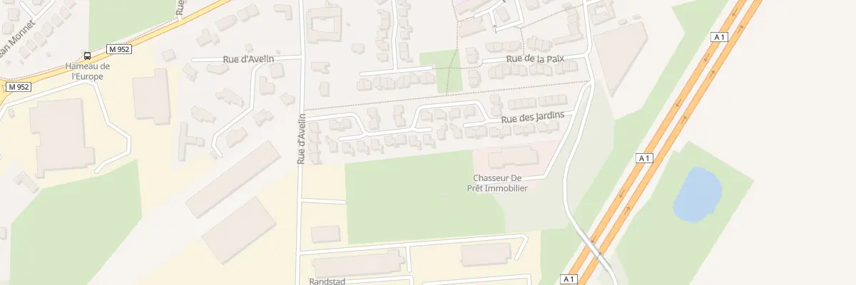 Plan du 16 Rue des Jardins à Vendeville