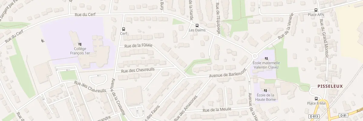 Plan du 32 Av de Barlemont à Villers-Cotterêts