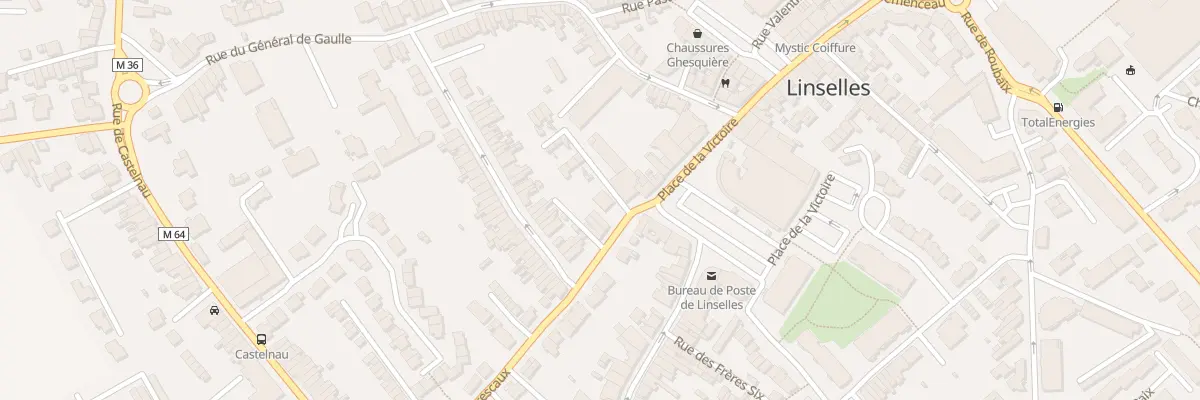 Plan du 6 Rue des Frères Marescaux à Linselles