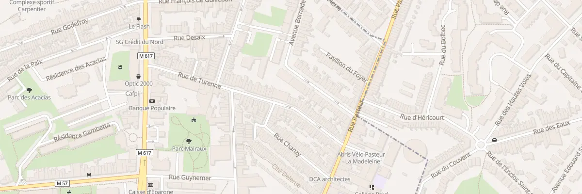 Plan du 89 Rue de Turenne à La Madeleine