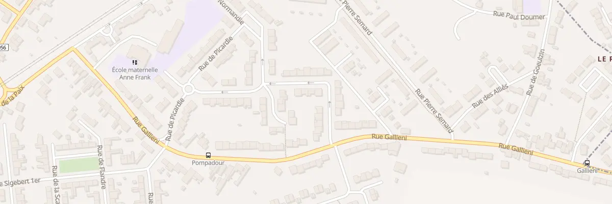 Plan du 22 Rue de Lorraine à Lambres-lez-Douai