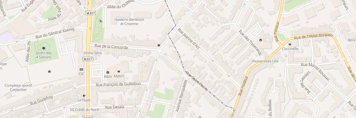 Plan du 11 Rue Saint-Pierre à La Madeleine