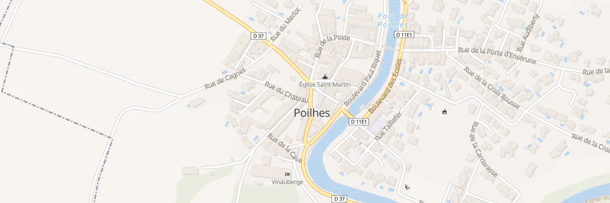 Plan du 2 Av de Nissan à Poilhes