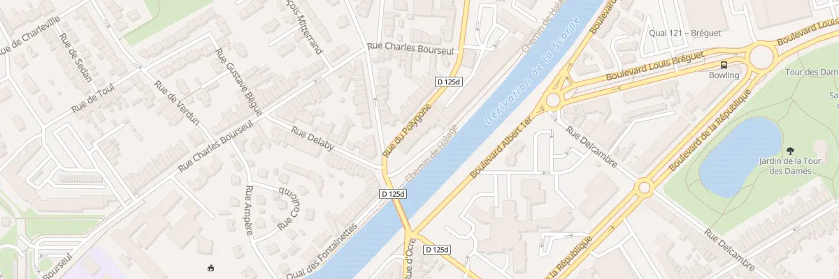 Plan du 78 Rue du Polygone à Douai