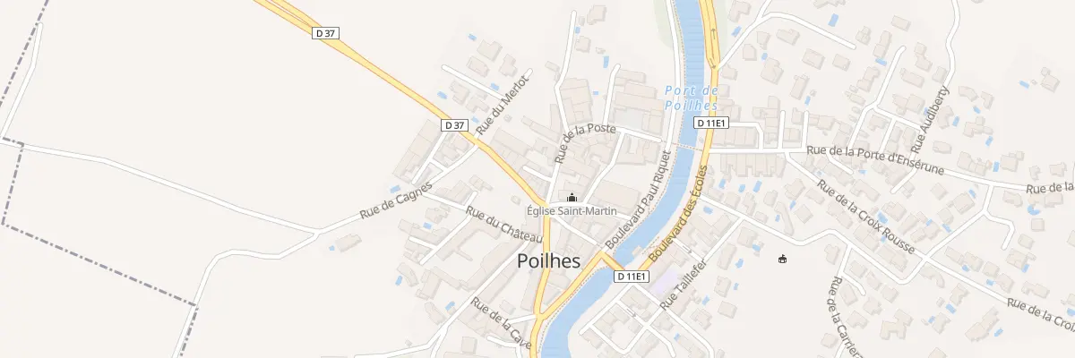 Plan du 3 Imp du Cafe à Poilhes