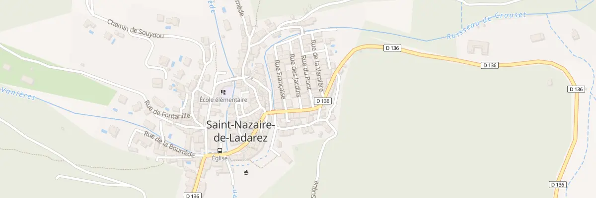 Plan du 1 Rue du Pont à Saint-Nazaire-de-Ladarez
