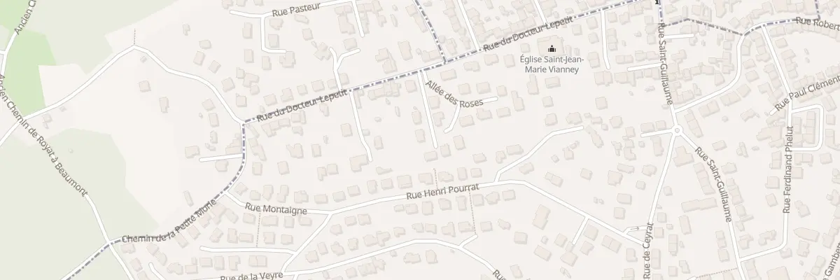 Plan du 35 Rue du Docteur Lepetit à Beaumont