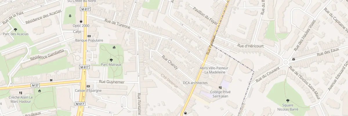 Plan du 26 Rue Chanzy à La Madeleine