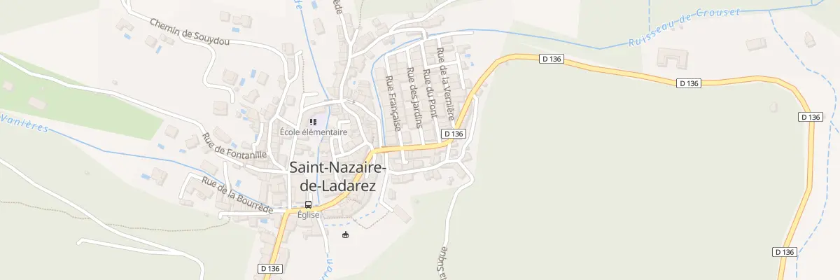 Plan du 25 Rue de Laurens à Saint-Nazaire-de-Ladarez