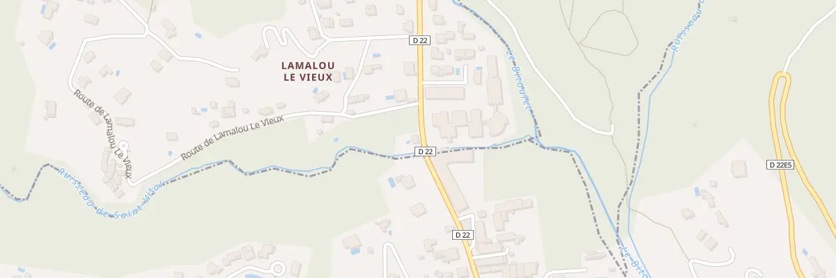 Plan du 5039 La Plaine de Lamalou Le Ha à Combes