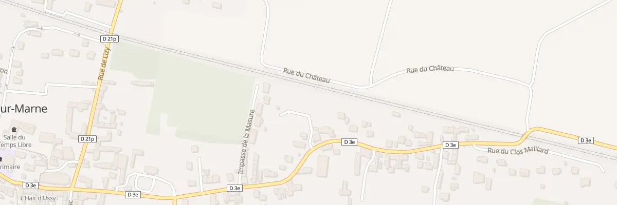 Plan du 30 Rue de la Ferte à Ussy-sur-Marne