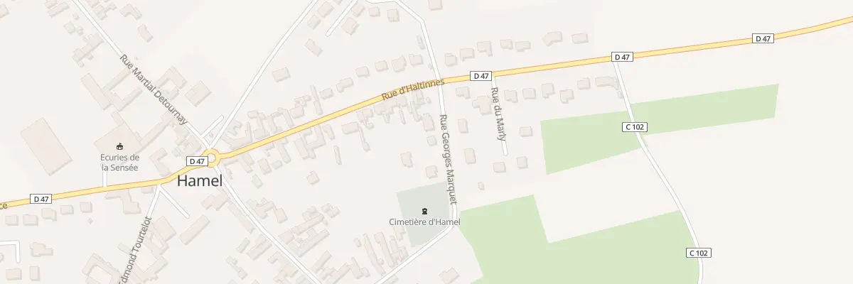 Plan du 49 Rue Georges Marquet à Hamel
