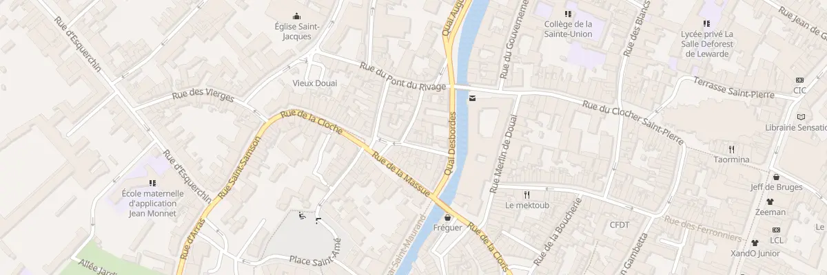 Plan du 12 Rue des Fransures à Douai