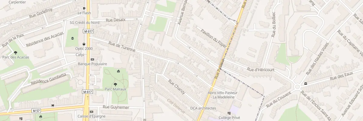 Plan du 93 Rue de Turenne à La Madeleine