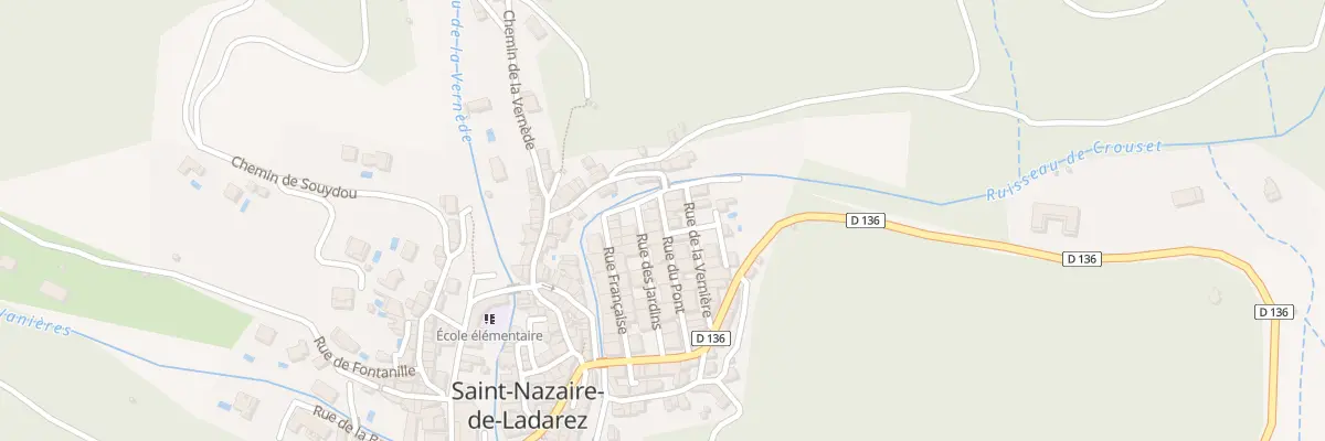 Plan du 5 Rue de la Vernière à Saint-Nazaire-de-Ladarez