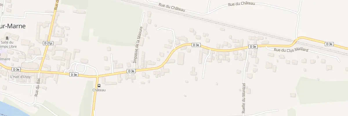 Plan du 21D Rue de la Ferte à Ussy-sur-Marne