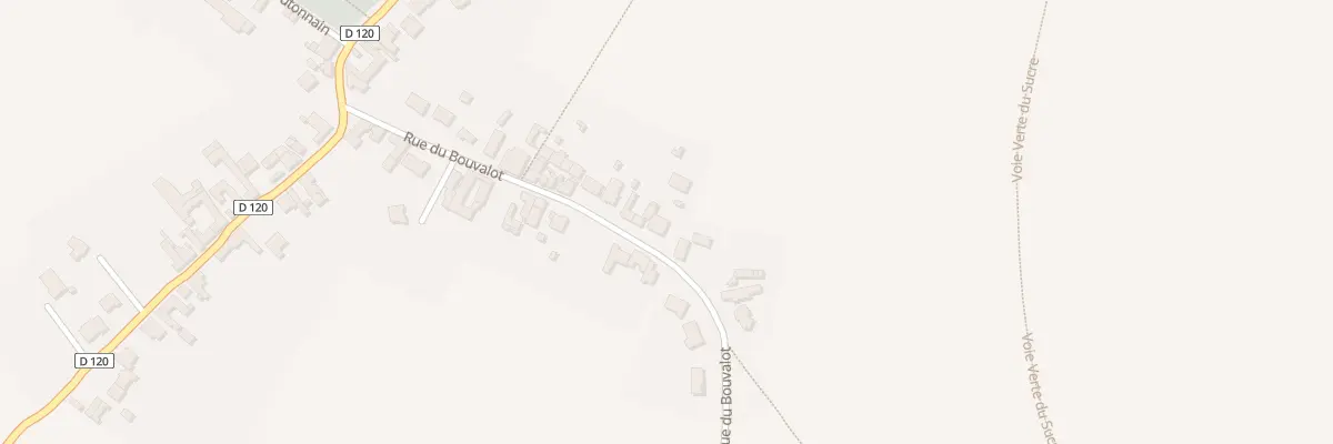 Plan du 213 Rue du Bouvalot à Moncheaux