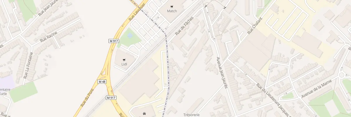 Plan du 2 Rue de Fâches à Ronchin