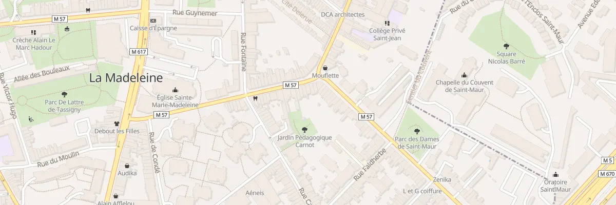 Plan du 52 Rue Pasteur à La Madeleine