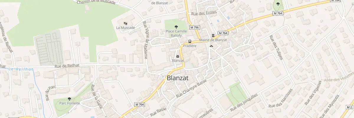 Plan du 35 Rue du Poids de la Ville à Blanzat