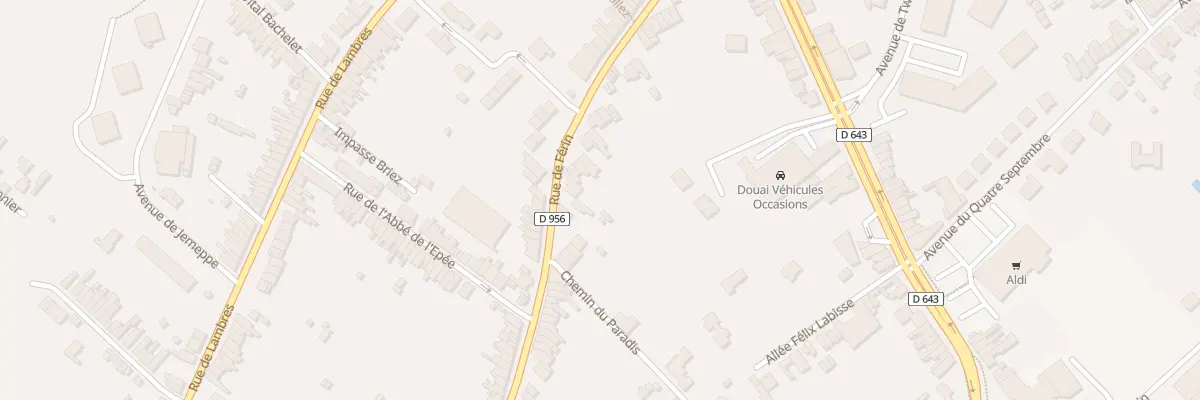 Plan du 237 Rue de Férin à Douai