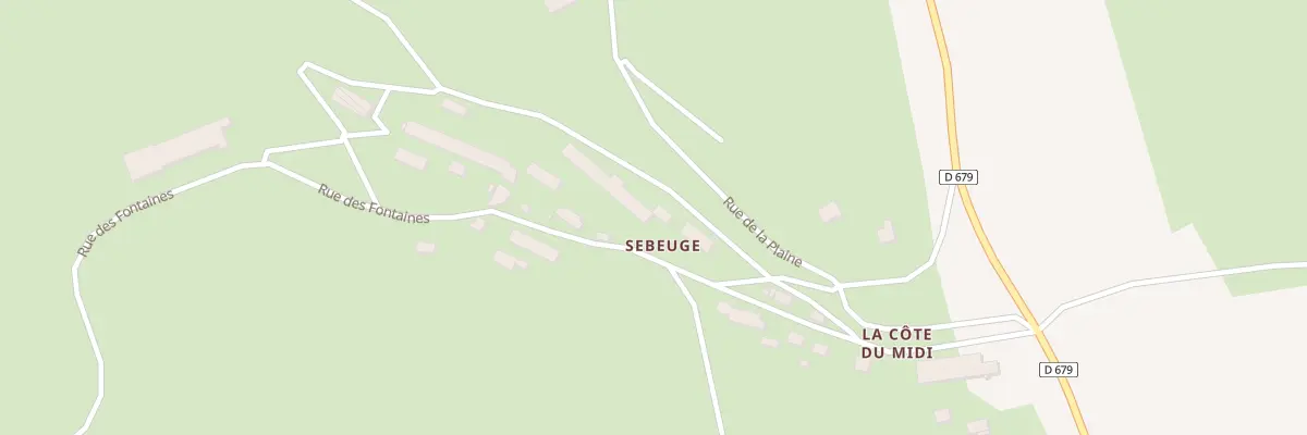 Plan du 5021 Sebeuge à Andelat
