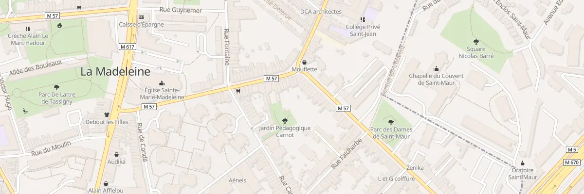 Plan du 54 Rue Pasteur à La Madeleine