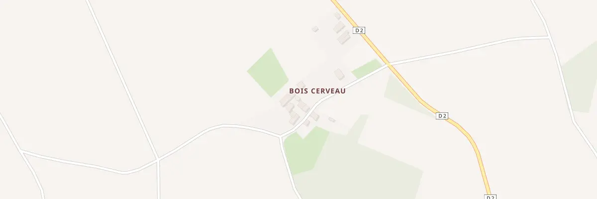 Plan du 375 Bois Cerveau à Alligny-Cosne