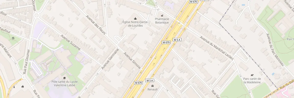 Plan du 151 Av de la République à La Madeleine