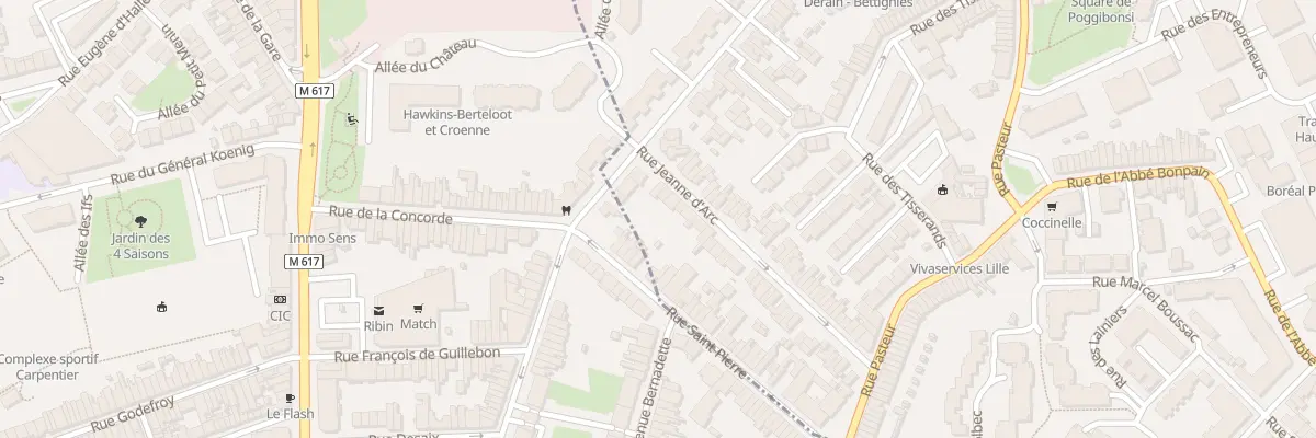 Plan du 67 Rue Jeanne d’Arc à Marcq-en-Barœul