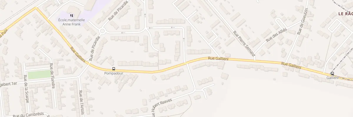 Plan du 36 Rue de Lorraine à Lambres-lez-Douai