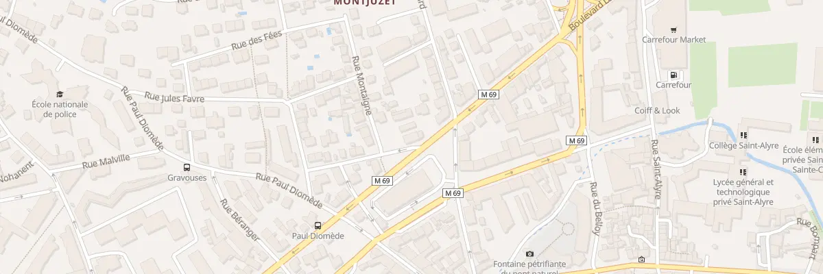 Plan du 90 Bd Lavoisier à Clermont-Ferrand