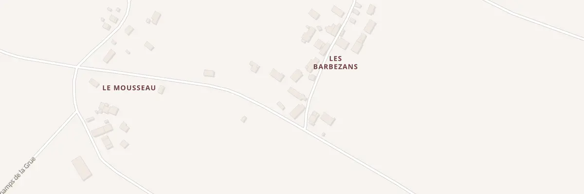 Plan du 317A Les Barbezans à Alligny-Cosne