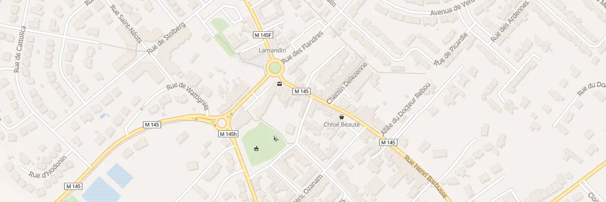 Plan du 12 Rue Henri Barbusse à Faches-Thumesnil