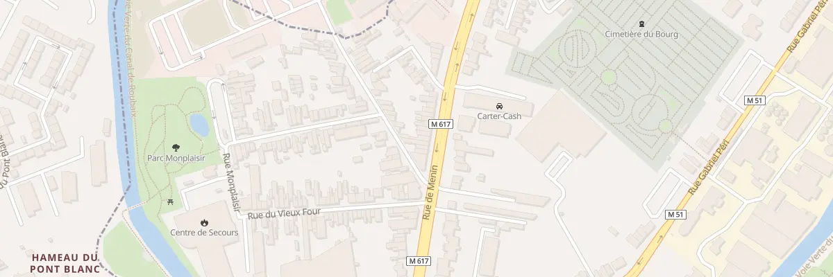 Plan du 59 Rue de Menin à Marcq-en-Barœul