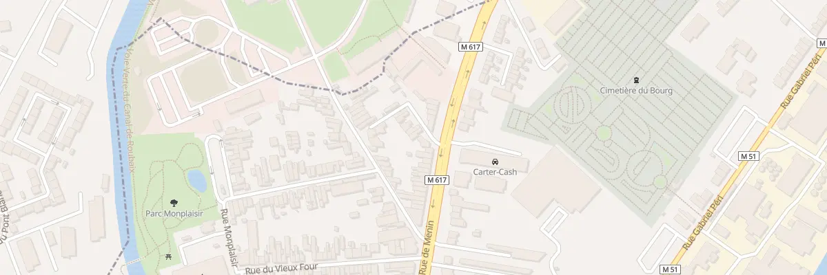 Plan du 79B Rue de Menin à Marcq-en-Barœul