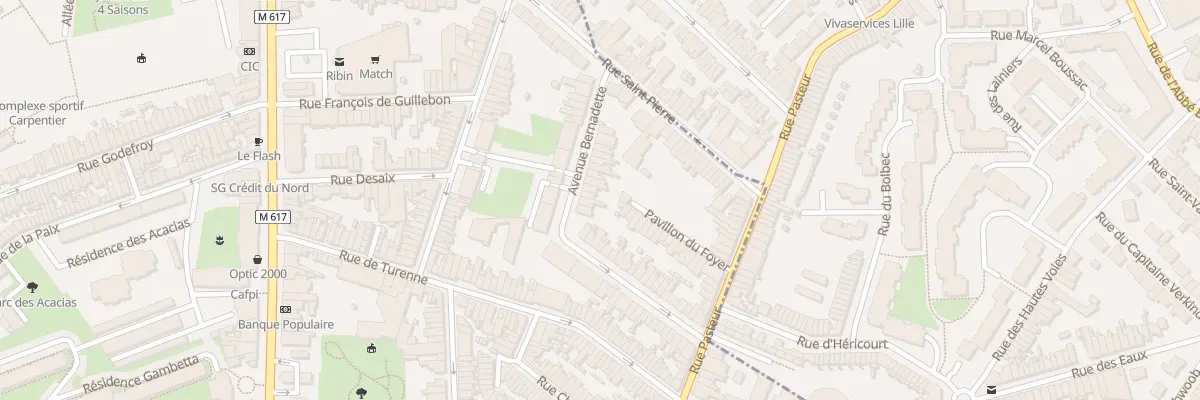 Plan du 44 Av Bernadette à La Madeleine