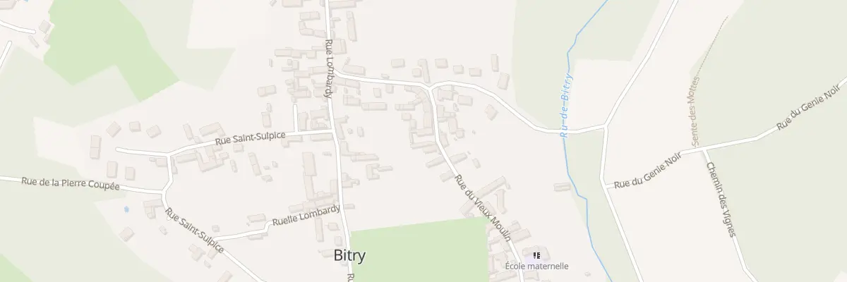Plan du 27 Rue du Vieux Moulin à Bitry