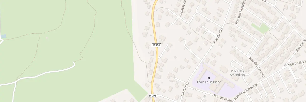 Plan du 337 Rte des Mauvaises à Blanzat