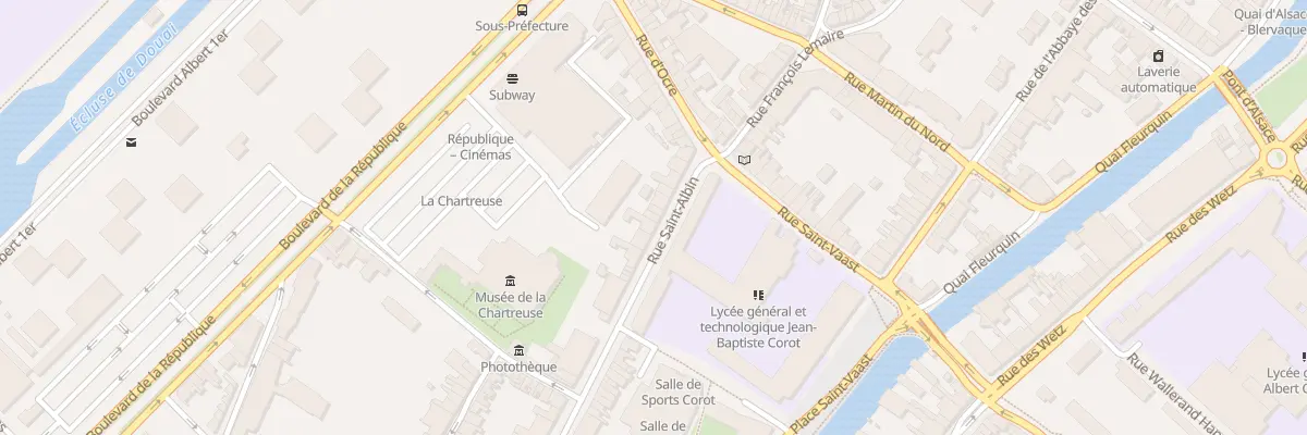 Plan du 305 Rue Saint Albin à Douai