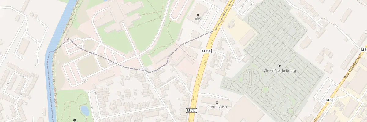 Plan du 101 Rue de Menin à Marcq-en-Barœul
