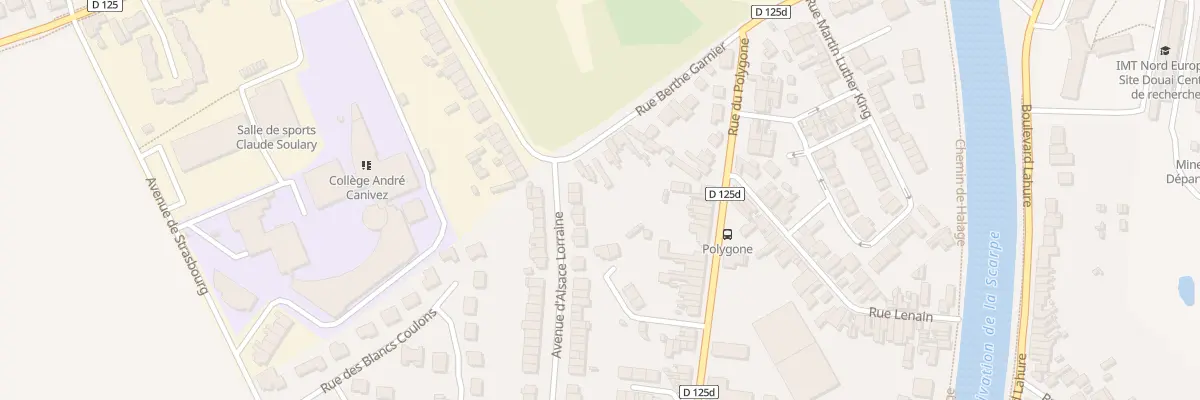 Plan du 157 Rue Berthe Garnier à Douai