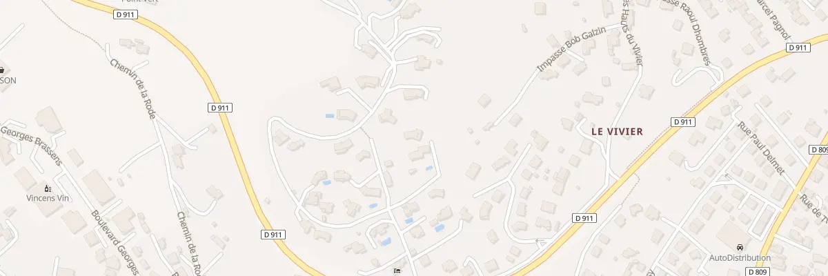 Plan du 95C Rue Les Hauts du Vivier à Millau